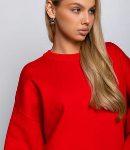 Джемпер #КТ112 (6), красный