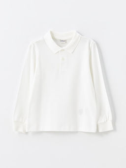 Polo Yaka Basic Uzun Kollu K?z ?ocuk Ti??rt