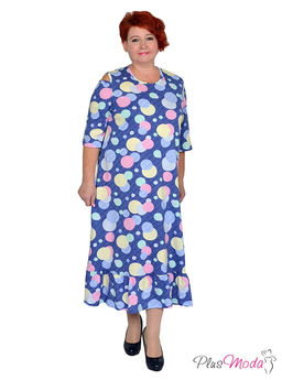 Платье Модель №1513 размеры 44-84 - Plusmoda фото 2