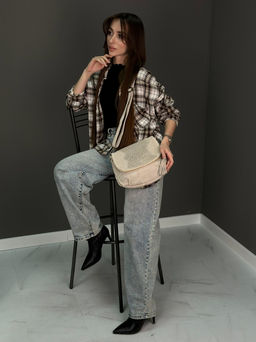 Сумка женская из телячьей кожи