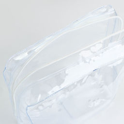 Цена за 2 шт. Косметичка на молнии для бассейна, прозрачная