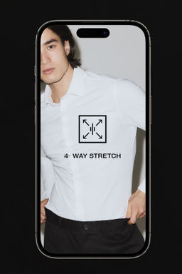 Camisa Cooling Four-way stretch Slim Fit - H&m фото 5
