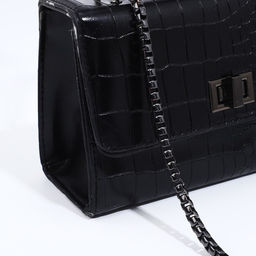 Сумка-мессенджер на застёжке, цвет чёрный - Simaland фото 6