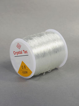 Леска для бусин Ø0,8 цв.прозрачный уп.100м