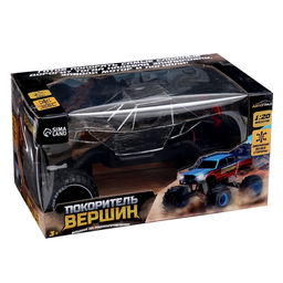 Машинка на пульте управления Джип. Покоритель вершин, 1:20, световые эффекты, цвет серый - Автоград фото 7