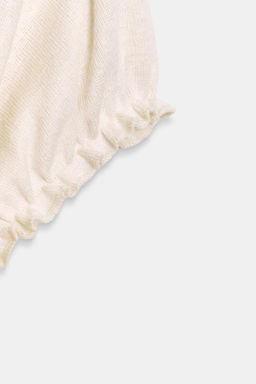 CAMISETA R?STICA VOLUMEN / Blanco roto - Zara фото 5