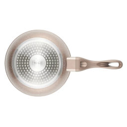 1779 WERNER Сковорода FIRENZE 20х4,5см с индукционным дном, с двуслойным мраморным антипригарным покрытием Pfluon Marble. Материал: кованый алюминий. Толщина: 2,5мм  фото 5