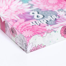 Цена за 5 шт. Коробка для печенья 8 марта 18?18?3