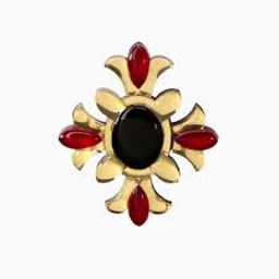 Брошь Винтаж №6 Red - Orgalica фото 2