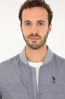 Мужское серое пальто Неожиданная скидка в корзине - U.s. polo assn фото 2