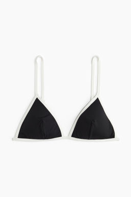 Top de bikini triangular con relleno