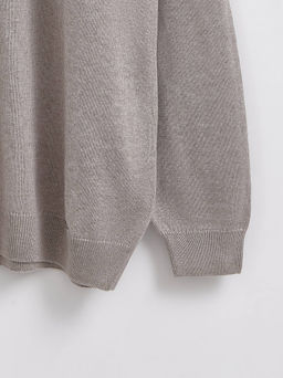 CONTE Джемпер прямого кроя из пряжи с хлопком и модалом LDK 206 light beige