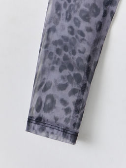 Лонгслив укороченный женский серый из сетки - Mark formelle фото 6