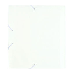 Папка на резинке А5, 500 мкм, Calligrata, корешок 15 мм, до 100 листов, белая