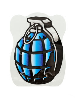 Цена за 40 шт. Прикол бомбочка «Граната», 9.5×7×1 см, цвета МИКС