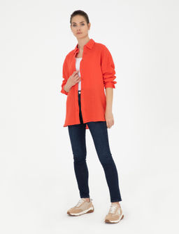 Nar _i_e_i Oversize Keten G_mlek