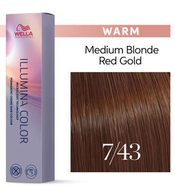 Illumina Color 7/43 Блонд красно-золотистый, Wella Professionals