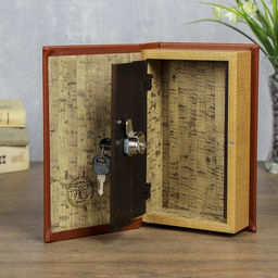 Шкатулка книга-сейф «Семейный бюджет», тиснение, искусственная кожа, 21×13×5 см