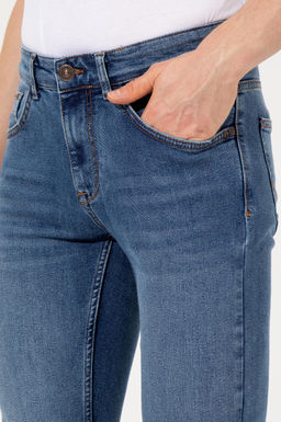 Erkek Mavi Jean Pantolon