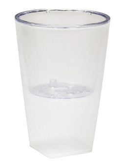 Горшок для цветов d=125 мм "Грейс", цвет прозрачный