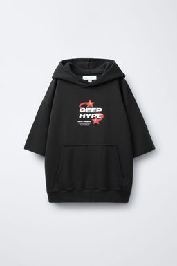 STAR WASHED EFFECT HOODIE