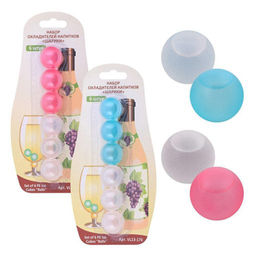 Набор охладителей напитков Шарики 6 шт. 2цв. NEW, 13.176 /МультиДом/