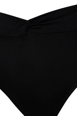 TRENDYOLMILLA Siyah Dugumlu Yuksek Bel Regular Bikini Alt? TBESS24BA00005  фото 11