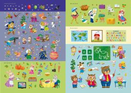 600 наклеек. Приключения зверят - Робинс фото 7