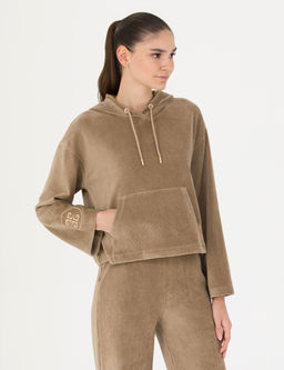 Camel Kap__onlu Sweatshirt