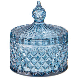 ЕМКОСТЬ ДЛЯ ХРАНЕНИЯ DIAMANT BLUE 8,5*8,5*10СМ