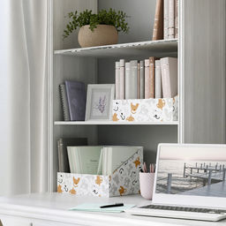 VAL OF-BC-2Rmono Коробка-органайзер для хранения, 30*23*20 см, набор 2 шт., моно, OPUS ROMANO FLORA, шт - Valiant фото 34