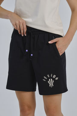 Шорты трикотажные Черный