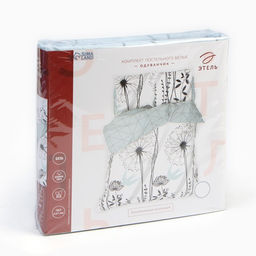 Постельное белье Этель 1.5 сп Одуванчик 143*215 см, 150*214 см, 70*70 см -2 шт  фото 2