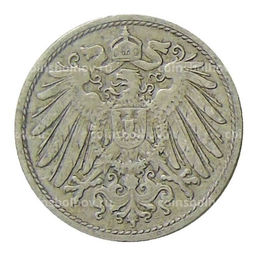 Монета 10 пфеннигов 1899 года D Германия