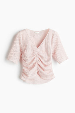 Top drapeado con textura - H&m фото 5