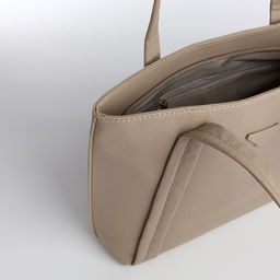 Сумка жен 30*10*26, отд на молнии, бежевый - Simaland фото 5