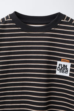 DOUBLE-SLEEVE STRIPED T-SHIRT - Zara фото 3