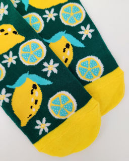 Короткие носки р.35-40 fruit lemon - Krumpy фото 3