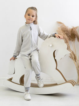 Комбинезон детский светлосерый