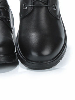 03-5077 BLACK Полуботинки женские (натуральная кожа)