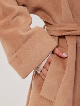 Пальто женское 1241113002 beige - Eleganzza фото 6