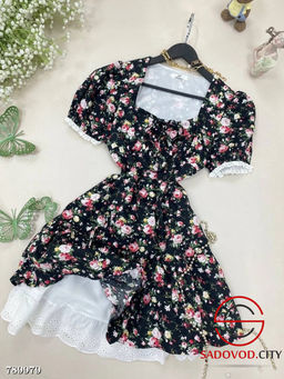 Женское платье в цветочек - Bruno фото 2