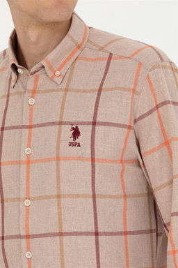 Мужская рубашка с длинным рукавом Stone - U.s. polo assn фото 7