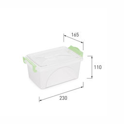 Контейнер прямоугольный с ручками 2,5л арт.А (М421) - Полимербыт фото 4