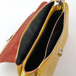 Женская кожаная сумка J005-220 Елоу - Sergio valentini фото 6