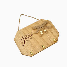 Ключница настенная Sweet home, бежевая, 20?14 см