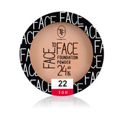 TF Пудра компактная тональная FACE TO FACE тон 22 фарфоровый СТР-20