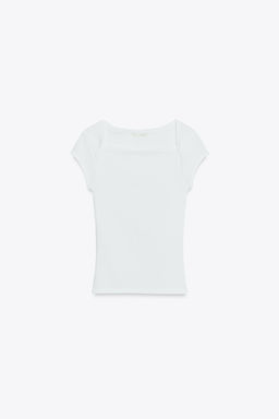 COTTON MODAL T-SHIRT - Zara фото 28