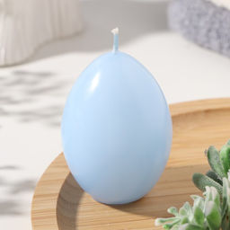 Свеча Пасхальное Яйцо, 4,5х6,5 см, 2 ч, 65 гр, МИКС