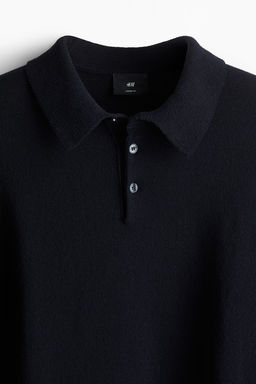 Polo de punto fino Loose Fit - H&m фото 6